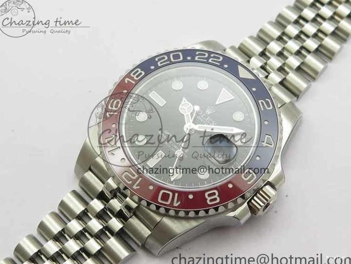 MiroTime 0504 GMT-Master II 126710 BLRO Pepsi Red Blue Ceramic 904L Steel VRF 1:1 Best Edition SA3285 CHS MAX Version SmoothTexture 2796